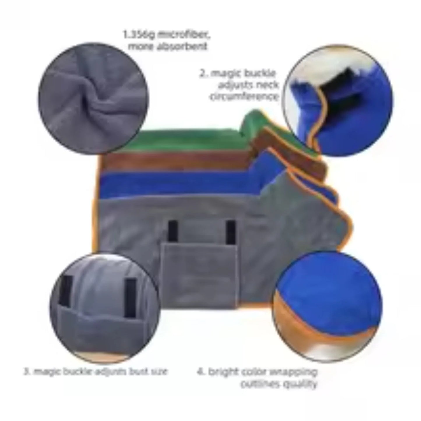 Pet Quick Drying Bath Towel