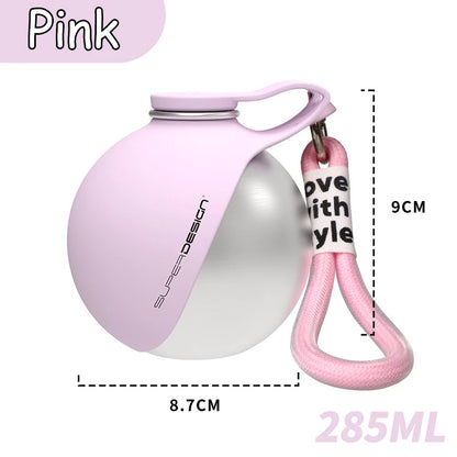 2-in-1 Portable Dog Water Bottle