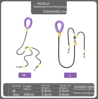 2-in-1 Dog Double Leash