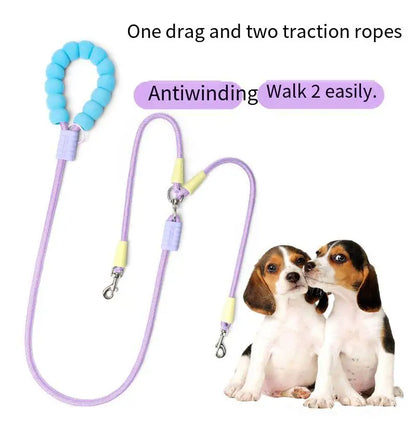 2-in-1 Dog Double Leash