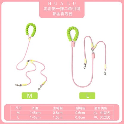 2-in-1 Dog Double Leash